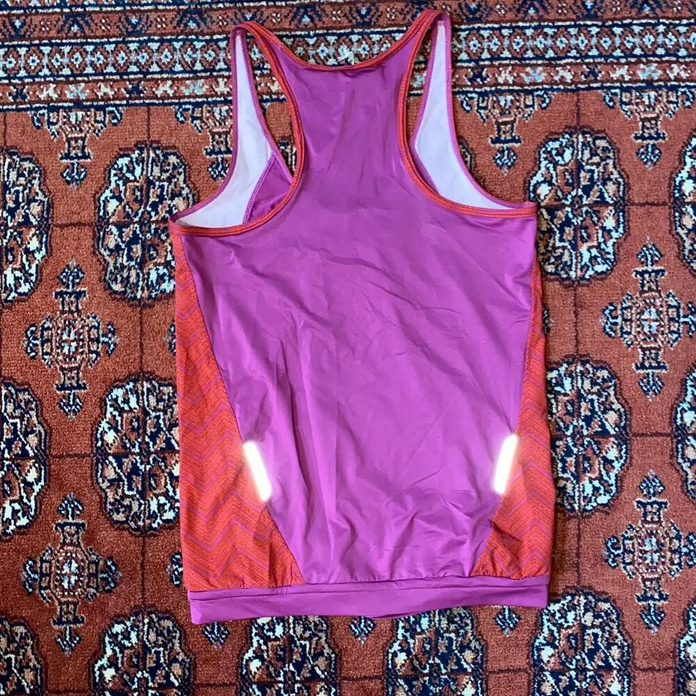 BRAND NEW Prana S  Orange/Purple Gia Tank Sleeveless Workout‎ Top